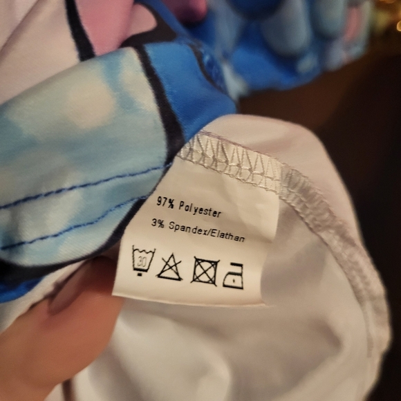 Fun Mermaid Style Sleeveless Dress hombre coloring from pink to blue Size L - Picture 3 of 6